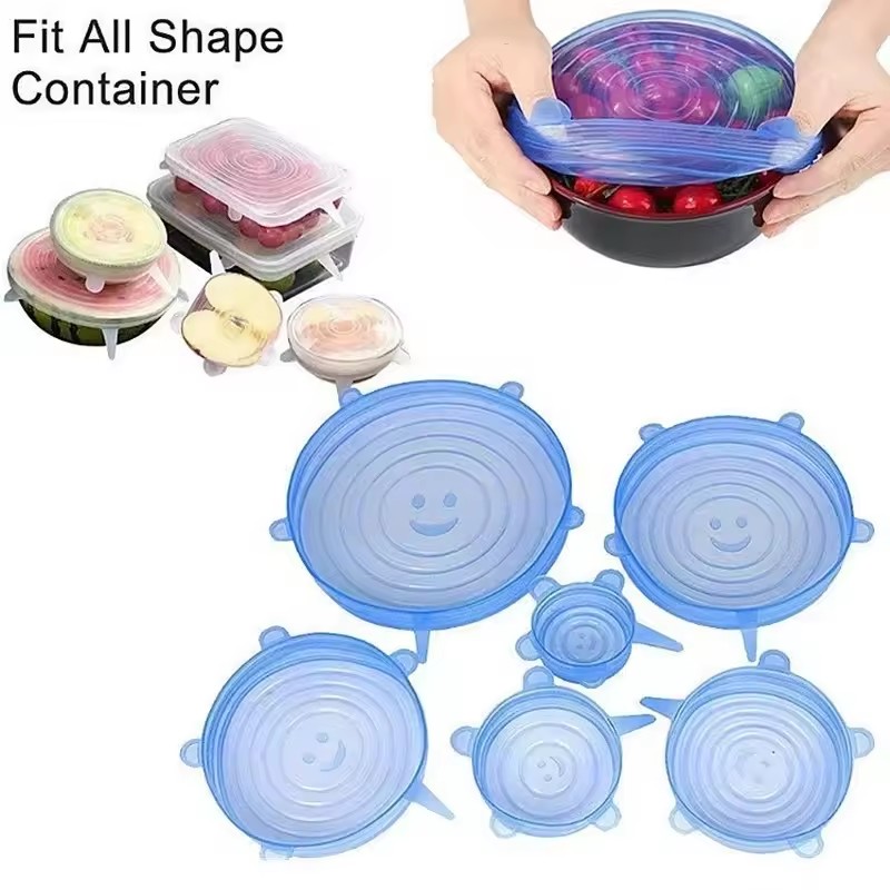 6 pezzi riutilizzabili in sili - Silicone Stretch Lid recensione e prezzo